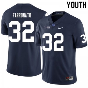 Youth Dylan Farronato Navy Penn State College Football #32 Jersey 541619-733