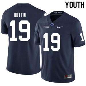 Youth Jaden Dottin Navy PSU College Football #19 Jersey 198969-220