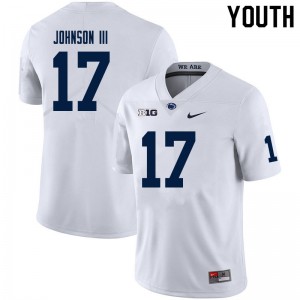 Youth Joseph Johnson III White PSU College Football #17 Jersey 904464-309
