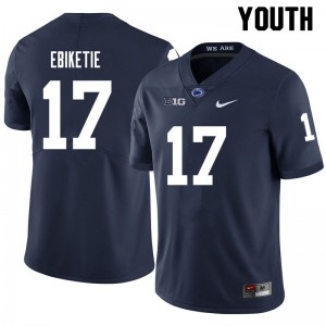 Youth Arnold Ebiketie Navy Penn State College Football #17 Jersey 881053-889