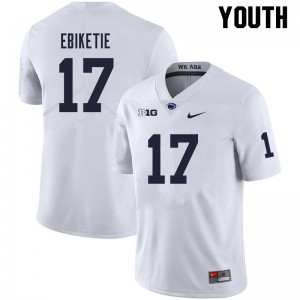 Youth Arnold Ebiketie White Penn State College Football #17 Jersey 565948-267