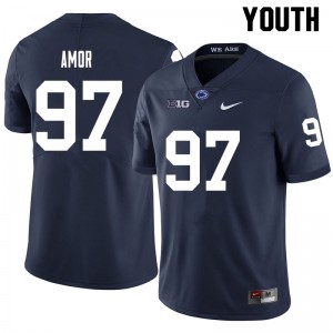 Youth Barney Amor Navy Penn State College Football #97 Jersey 322339-737