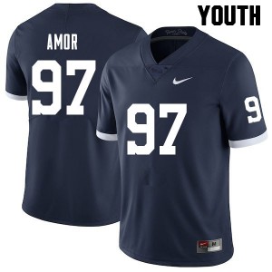 Youth Barney Amor Retro PSU College Football #97 Jersey 882521-994
