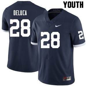 Youth Dominic DeLuca Retro Penn State Nittany Lions College Football #28 Jersey 205287-158