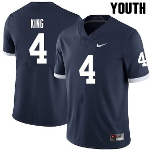Youth Kalen King Retro Nittany Lions College Football #4 Jersey 816890-139