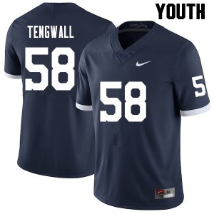 Youth Landon Tengwall Retro Nittany Lions College Football #58 Jersey 752121-686