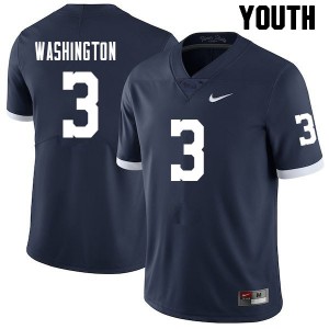 Youth Parker Washington Retro PSU College Football #3 Jersey 900117-610