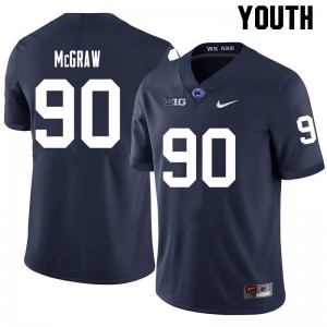 Youth Rodney McGraw Navy Penn State Nittany Lions College Football #90 Jersey 624016-887