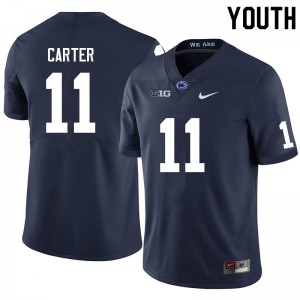 Youth Abdul Carter Navy Penn State College Football #11 Jersey 204076-913