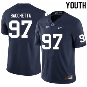 Youth Alex Bacchetta Navy Penn State College Football #97 Jersey 427879-493