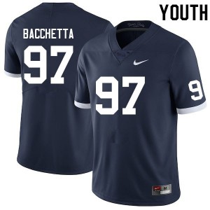 Youth Alex Bacchetta Retro Nittany Lions College Football #97 Jersey 480015-213