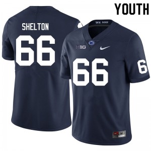 Youth Drew Shelton Navy Penn State College Football #66 Jersey 508611-107