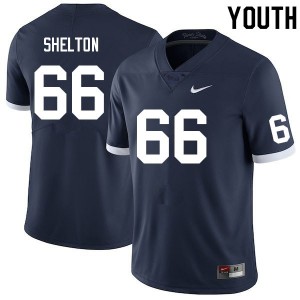 Youth Drew Shelton Retro Penn State College Football #66 Jersey 554990-770