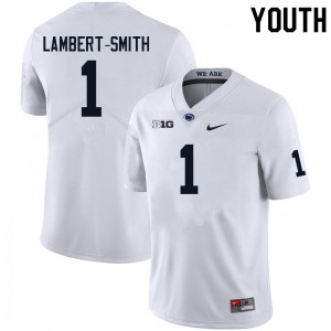 Youth KeAndre Lambert-Smith White Penn State College Football #1 Jersey 560605-156