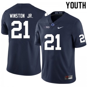 Youth Kevin Winston Jr. Navy Penn State College Football #21 Jersey 290087-825