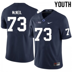 Youth Maleek McNeil Navy Penn State Nittany Lions College Football #73 Jersey 429809-476