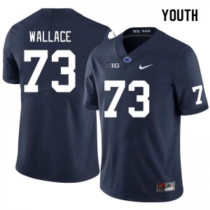 Youth Caedan Wallace Navy Penn State College Football #73 Jersey 161604-148