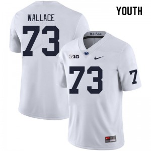 Youth Caedan Wallace White PSU College Football #73 Jersey 922455-414