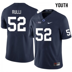 Youth Dominic Rulli Navy Nittany Lions College Football #52 Jersey 488168-102