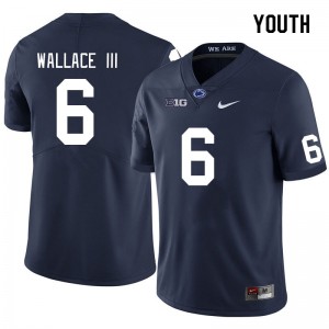 Youth Harrison Wallace III Navy Penn State College Football #6 Jersey 685356-338