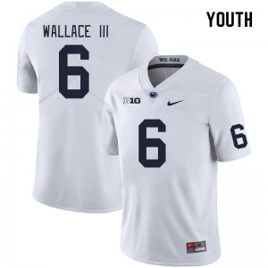 Youth Harrison Wallace III White Penn State College Football #6 Jersey 360441-756