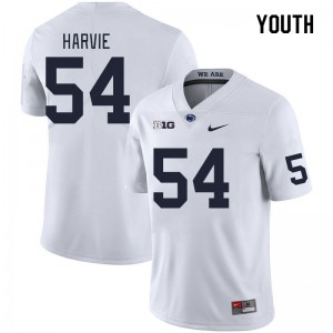Youth Ian Harvie White Penn State College Football #54 Jersey 146523-190