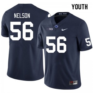 Youth JB Nelson Navy Nittany Lions College Football #56 Jersey 605953-352