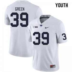 Youth Jashaun Green White Penn State College Football #39 Jersey 179717-796