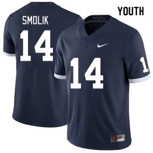 Youth Jaxon Smolik Retro PSU College Football #14 Jersey 622304-446