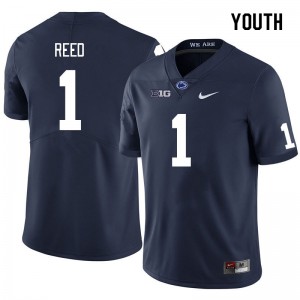 Youth Jaylen Reed Navy Penn State Nittany Lions College Football #1 Jersey 294855-187