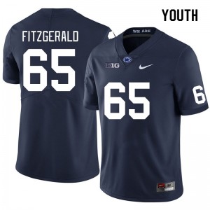 Youth Jim Fitzgerald Navy Penn State College Football #65 Jersey 233954-839
