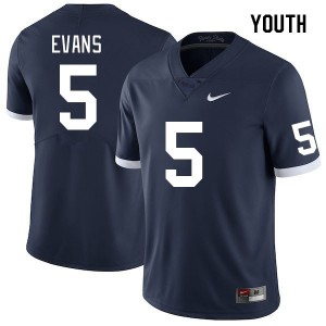 Youth Omari Evans Retro Nittany Lions College Football #5 Jersey 504915-487