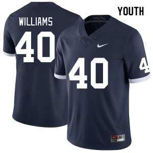 Youth Patrick Williams Retro PSU College Football #40 Jersey 130735-884
