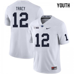 Youth Zion Tracy White Penn State College Football #12 Jersey 135564-544