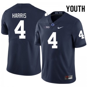 Youth A.J. Harris Navy PSU College Football #4 Jersey 310240-418
