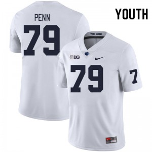 Youth Addison Penn White Nittany Lions College Football #79 Jersey 477588-677