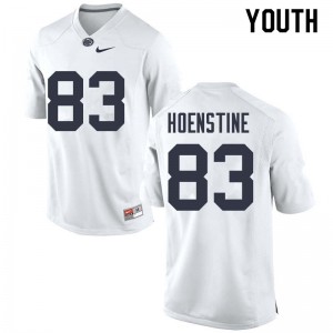 Youth Alex Hoenstine White PSU College Football #83 Jersey 704981-406