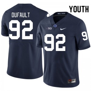 Youth Andrew Dufault Navy Nittany Lions College Football #92 Jersey 663017-736