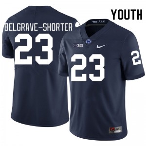 Youth Antoine Belgrave-Shorter Navy Penn State College Football #23 Jersey 469499-642