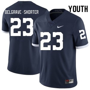 Youth Antoine Belgrave-Shorter Retro Penn State College Football #23 Jersey 773373-601