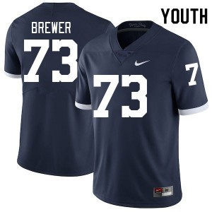 Youth Caleb Brewer Retro Penn State College Football #73 Jersey 293841-244