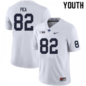 Youth Cameron Pica White Penn State College Football #82 Jersey 689136-334