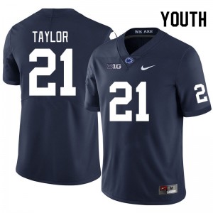 Youth Carmelo Taylor Navy Penn State College Football #21 Jersey 143035-540