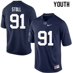 Youth Chris Stoll Navy Penn State College Football #91 Jersey 383433-235
