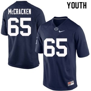 Youth Crae McCracken Navy Penn State College Football #65 Jersey 375492-427