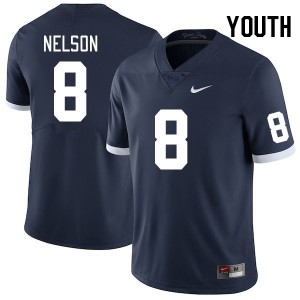 Youth DaKaari Nelson Retro Penn State College Football #8 Jersey 629230-593