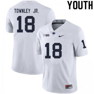 Youth Davon Townley Jr. White Penn State College Football #18 Jersey 406500-595