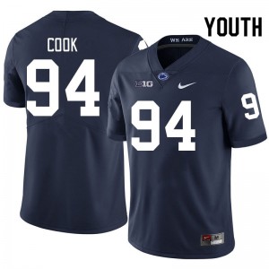 Youth De'Andre Cook Navy Penn State Nittany Lions College Football #94 Jersey 358476-812