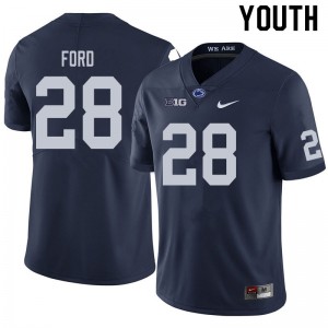 Youth Devyn Ford Navy PSU College Football #28 Jersey 853927-178
