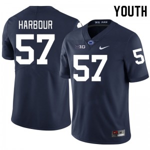 Youth Donnie Harbour Navy Penn State College Football #57 Jersey 109258-636